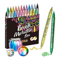 🖌️Vibrant Colors Metallic Marker Pens Set✨