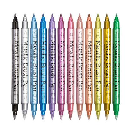 🖌️Vibrant Colors Metallic Marker Pens Set✨