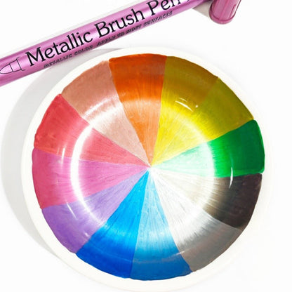 🖌️Vibrant Colors Metallic Marker Pens Set✨