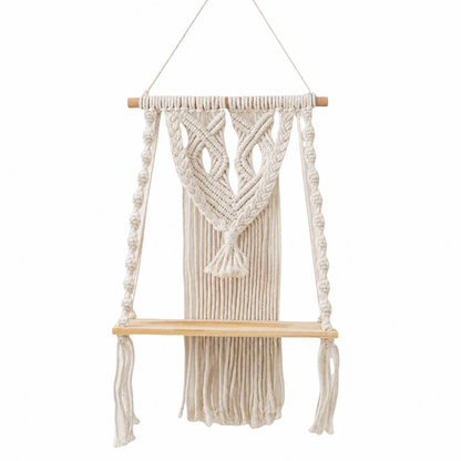 ⏳🔥LIMITED-TIME 49% OFF! ⏰Bohemian Handwoven Floating Shelf🌿
