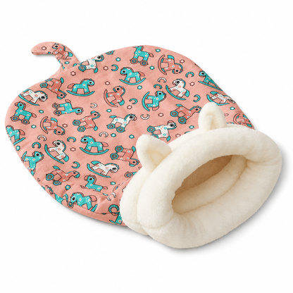 🐾 LIMITED-TIME 49% OFF! 🛏️ Semi Enclosed Warm Pet Sleeping Bag Bed – Windproof, Plush, Cozy 🌨️