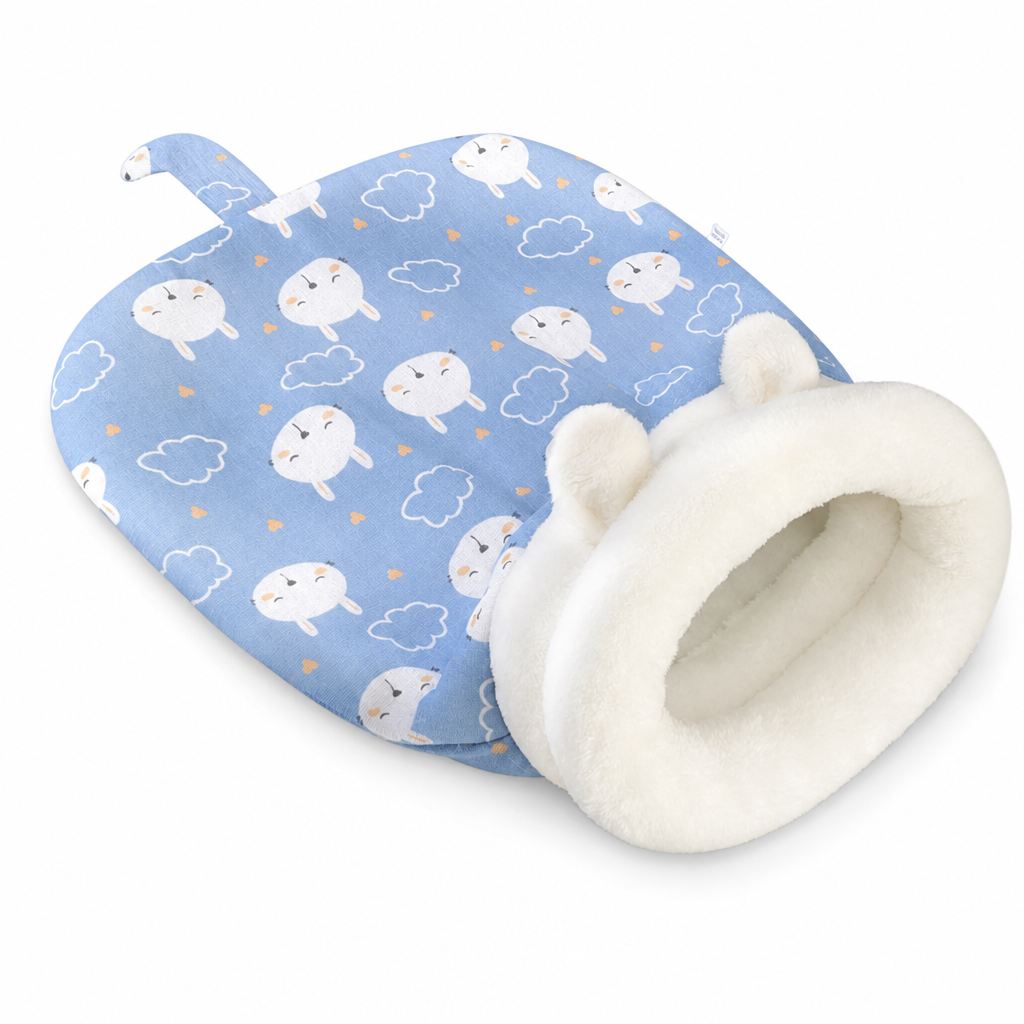 🐾 LIMITED-TIME 49% OFF! 🛏️ Semi Enclosed Warm Pet Sleeping Bag Bed – Windproof, Plush, Cozy 🌨️