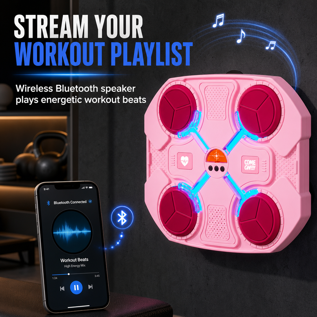 🥊 LIMITED-TIME 49% OFF! 💥Kids Electronic Music Boxing Target with Rhythm Reaction Training for Home Fitness and Stress Relief