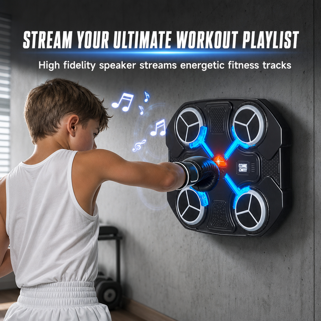 🥊 LIMITED-TIME 49% OFF! 💥Kids Electronic Music Boxing Target with Rhythm Reaction Training for Home Fitness and Stress Relief