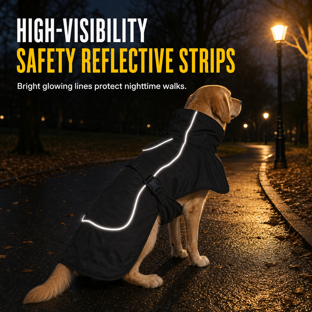 🐕 Save 49%! ❄️ Thickened Winter Dog Coat – Cotton-padded & warm for large dogs ✨