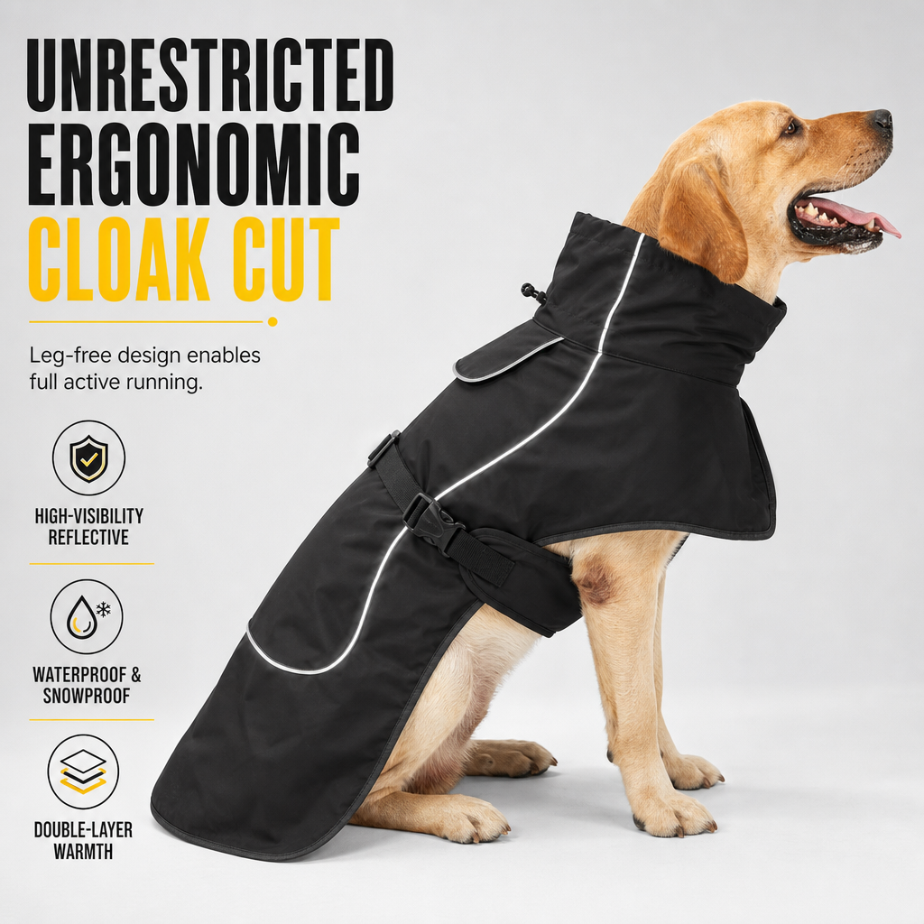 🐕 Save 49%! ❄️ Thickened Winter Dog Coat – Cotton-padded & warm for large dogs ✨