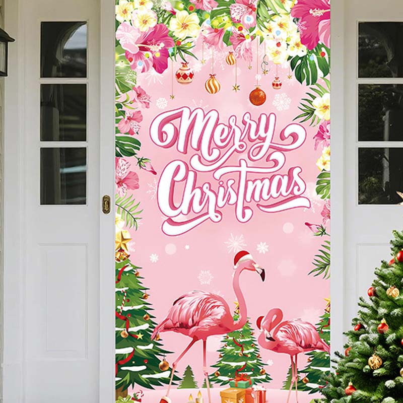 🏆LAST DAY 49% OFF🎄Christmas Door Cover For Instant Holiday Decor