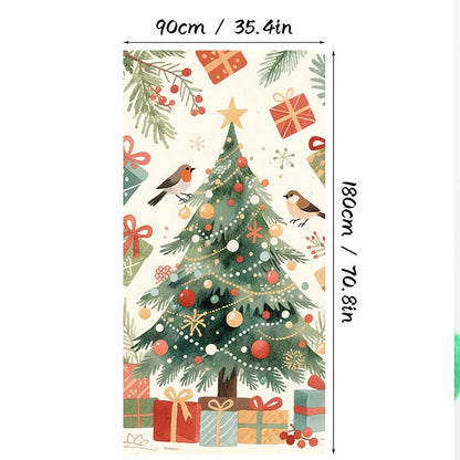 🏆LAST DAY 49% OFF🎄Christmas Door Cover For Instant Holiday Decor