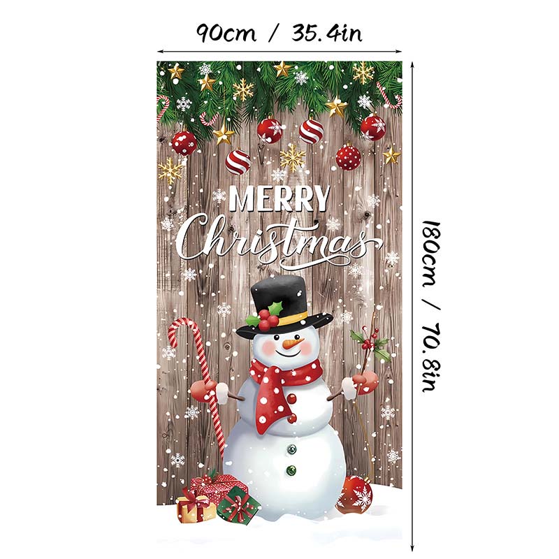 🏆LAST DAY 49% OFF🎄Christmas Door Cover For Instant Holiday Decor