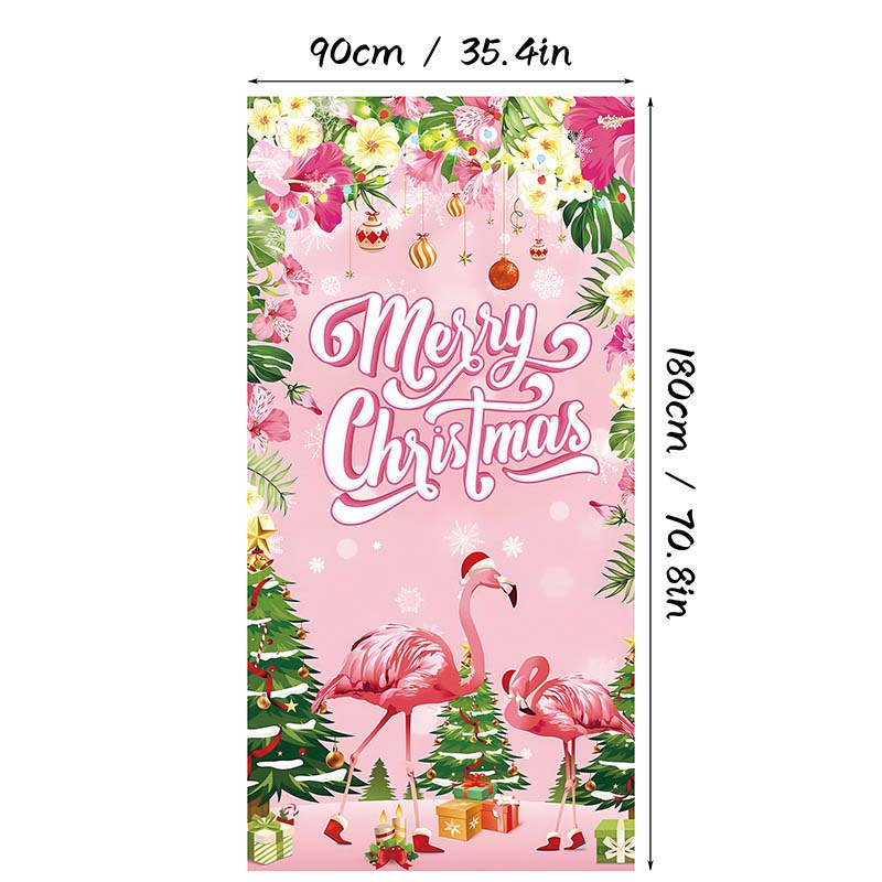 🏆LAST DAY 49% OFF🎄Christmas Door Cover For Instant Holiday Decor
