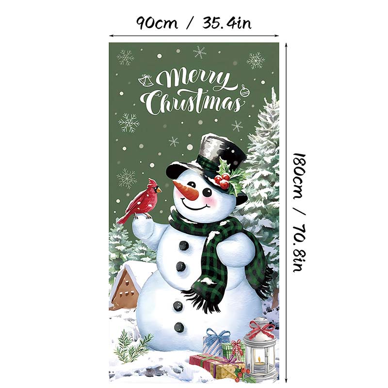 🏆LAST DAY 49% OFF🎄Christmas Door Cover For Instant Holiday Decor