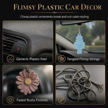 ⏳Limited-time 49% off⏰Stainless Steel Arabic Medallion Car Hanging Ornament with Blue Glass Chain🚗🏷️