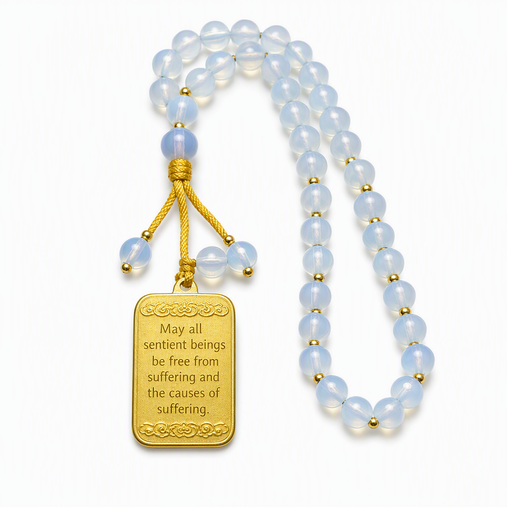 ⏳Limited-time 49% off⏰Stainless Steel Arabic Medallion Car Hanging Ornament with Blue Glass Chain🚗🏷️