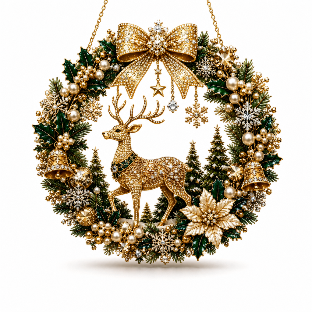 🎄 FLASH SALE – 49% OFF ✨ DIY Christmas Diamond Art Set – Creative Christmas Decoration for a Festive Home 🎁