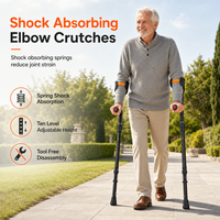 ⏳🔥LIMITED-TIME 49% OFF! ⏰💪 Folding Forearm Crutches – Non-slip & mobility aid ✨