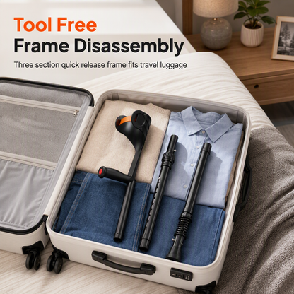 ⏳🔥LIMITED-TIME 49% OFF! ⏰💪 Folding Forearm Crutches – Non-slip & mobility aid ✨
