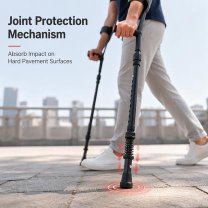 ⏳🔥LIMITED-TIME 49% OFF! ⏰💪 Folding Forearm Crutches – Non-slip & mobility aid ✨