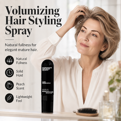 ⏳🏆LAST DAY 49% SALE!! 👩90ml Fluffy Hair Shaping Spray Long Lasting Volumizing Mist with Peach Fragrance