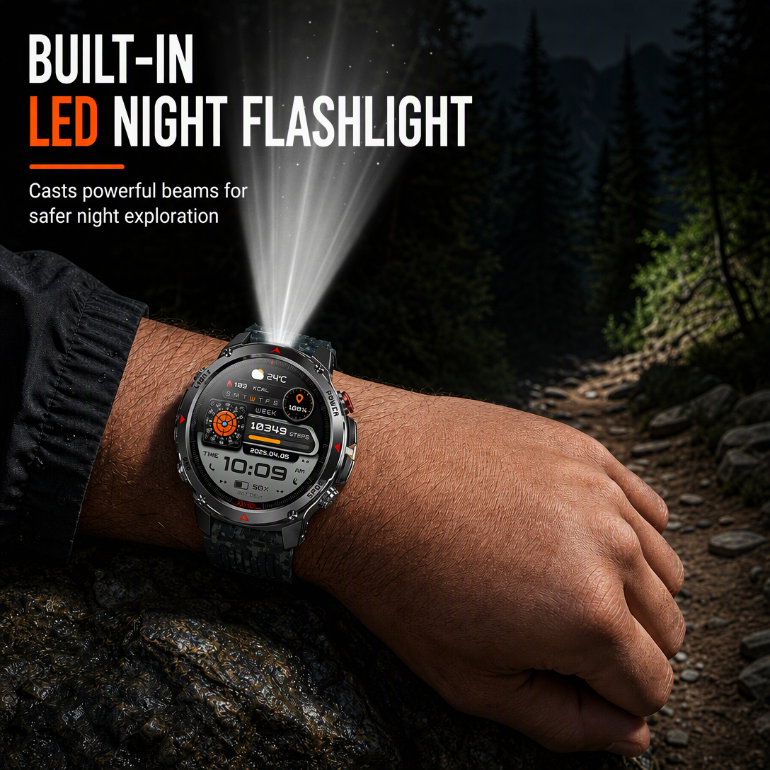 📢📢49% OFF !! ⏰Smartwatch with Bluetooth Calling,GPS & Beidou Positioning, Heart Rate & Sleep Monitor, Pedometer & Message Reminders🏃‍