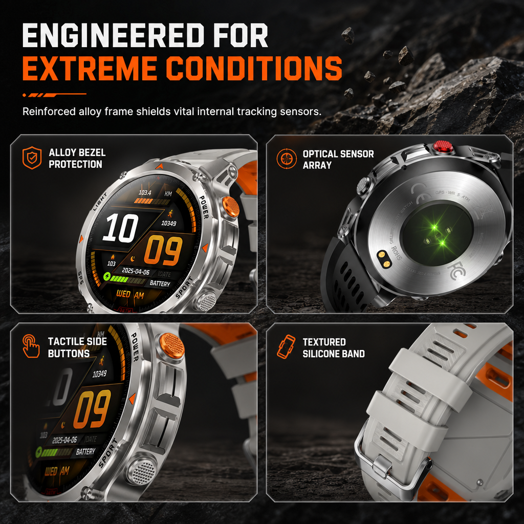 📢📢49% OFF !! ⏰Smartwatch with Bluetooth Calling,GPS & Beidou Positioning, Heart Rate & Sleep Monitor, Pedometer & Message Reminders🏃‍