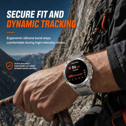 📢📢49% OFF !! ⏰Smartwatch with Bluetooth Calling,GPS & Beidou Positioning, Heart Rate & Sleep Monitor, Pedometer & Message Reminders🏃‍