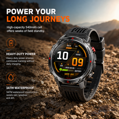 📢📢49% OFF !! ⏰Smartwatch with Bluetooth Calling,GPS & Beidou Positioning, Heart Rate & Sleep Monitor, Pedometer & Message Reminders🏃‍