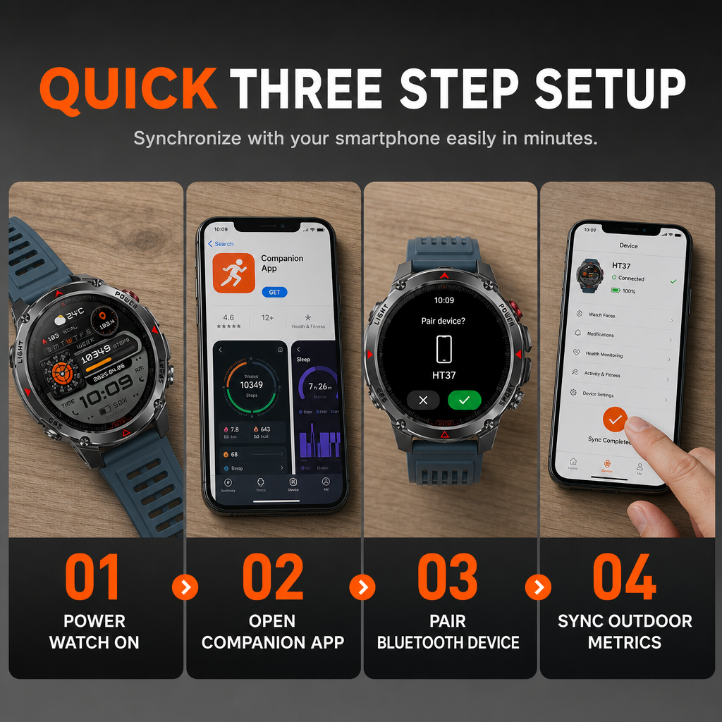 📢📢49% OFF !! ⏰Smartwatch with Bluetooth Calling,GPS & Beidou Positioning, Heart Rate & Sleep Monitor, Pedometer & Message Reminders🏃‍
