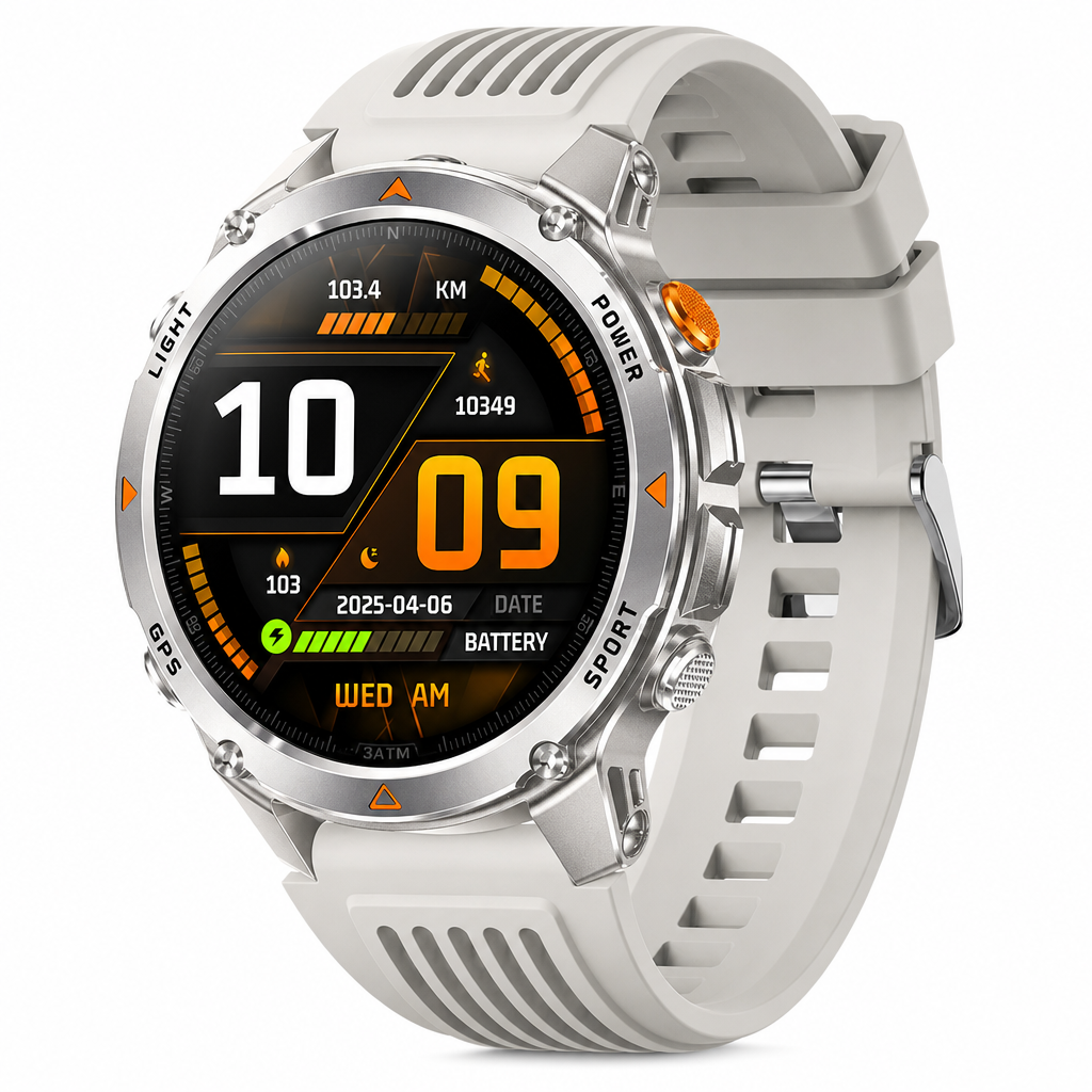 📢📢49% OFF !! ⏰Smartwatch with Bluetooth Calling,GPS & Beidou Positioning, Heart Rate & Sleep Monitor, Pedometer & Message Reminders🏃‍