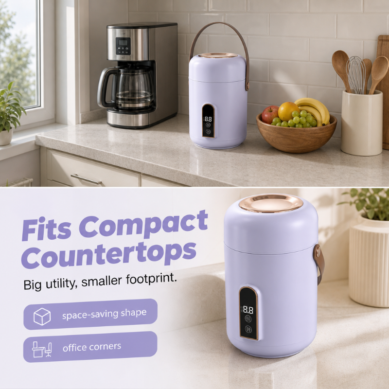 🍲 Save 49%! ⚡ Mini Electric Stew Pot – Ceramic liner & portable ✨