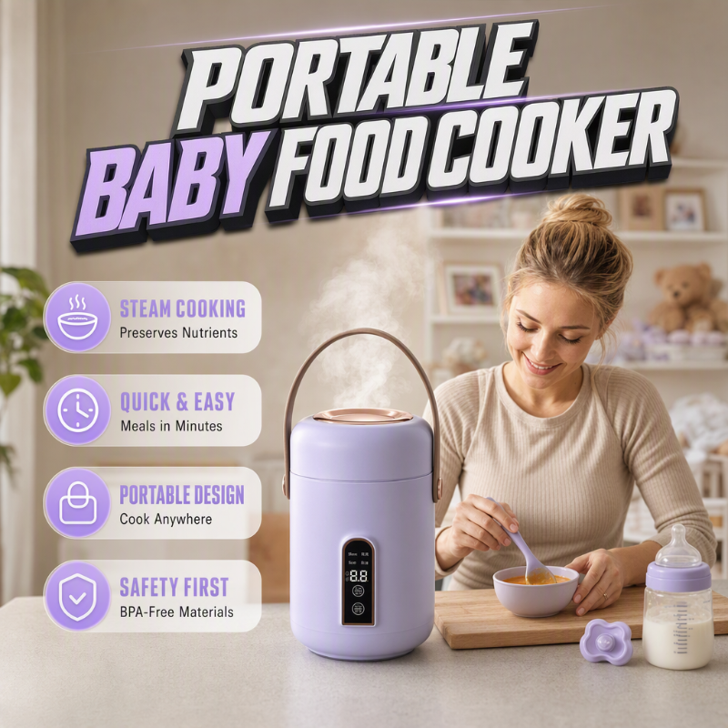 🍲 Save 49%! ⚡ Mini Electric Stew Pot – Ceramic liner & portable ✨