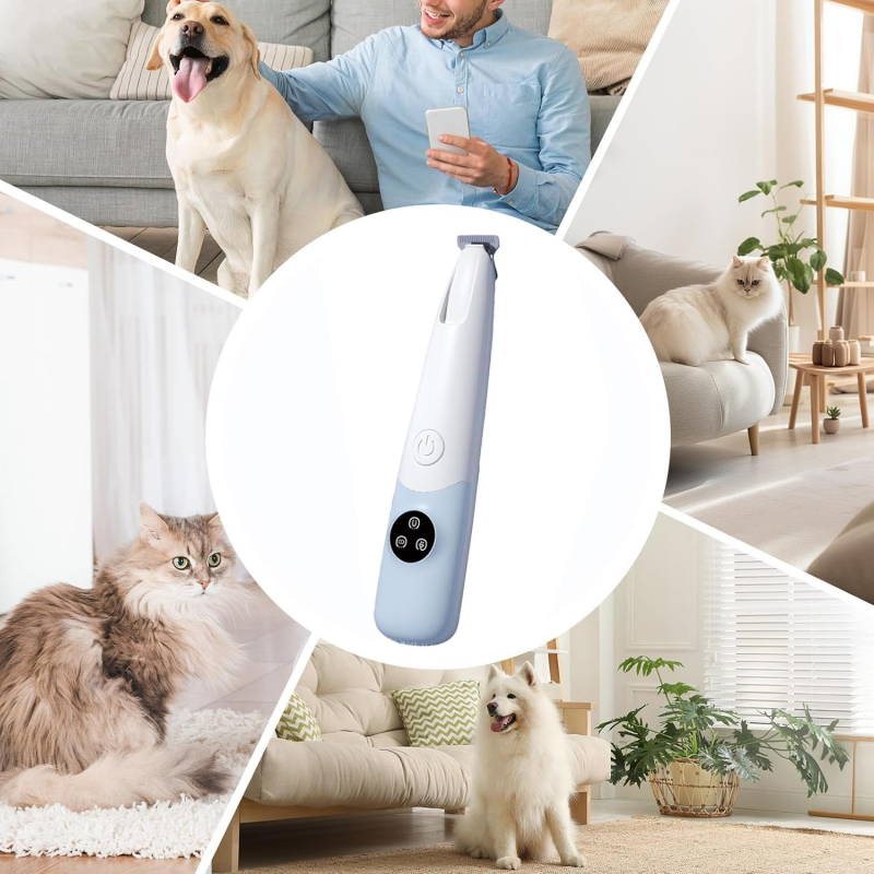 🐾 LIMITED-TIME 49% OFF! ✨ Rechargeable Pet Hair & Paw Trimmer Kit – Safe Blade, Low‑Noise, LED Assisted ✂️