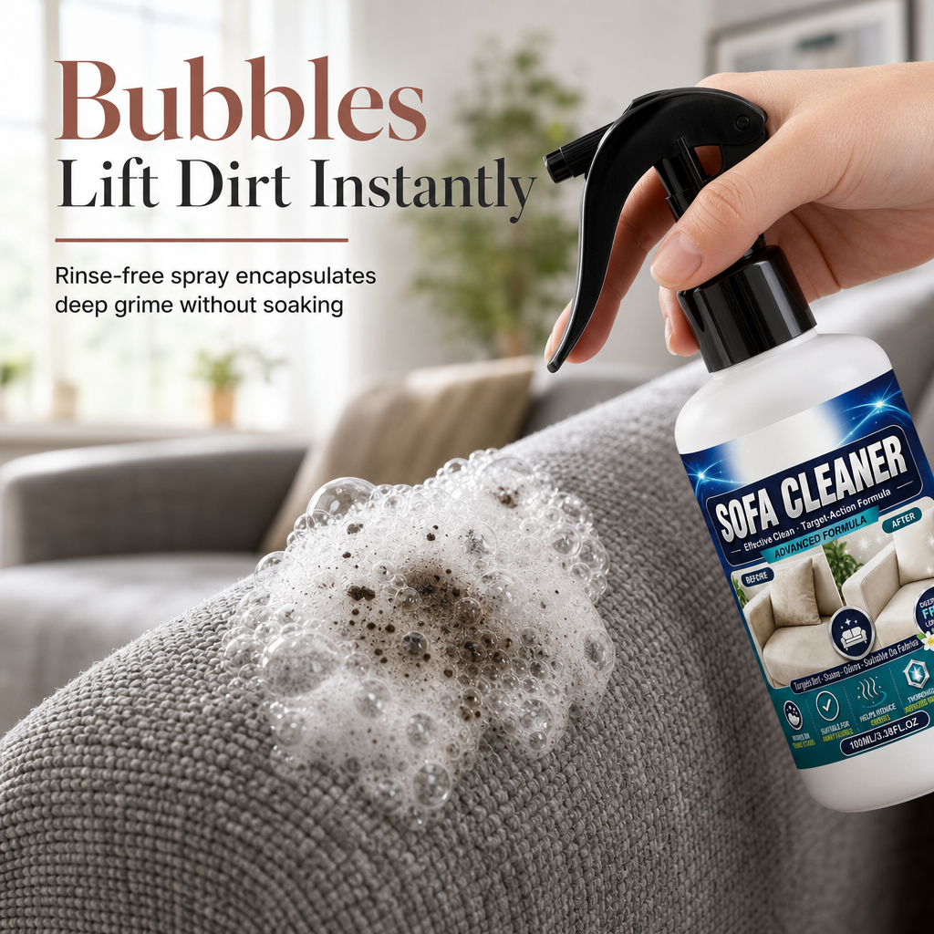 🏆LIMITED TIME 49% OFF🛋️Sofa Cleaner and Stain Remover for Various Cushion Materials