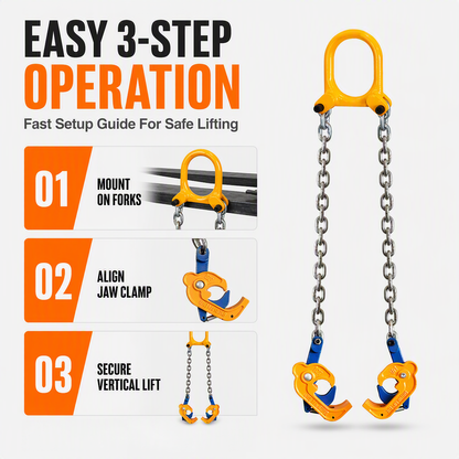 Heavy Duty Oil Drum Lifting Clamp Forklift and Crane Drum Lifter for Steel Metal Drums Die Forged Drum Handling Tool