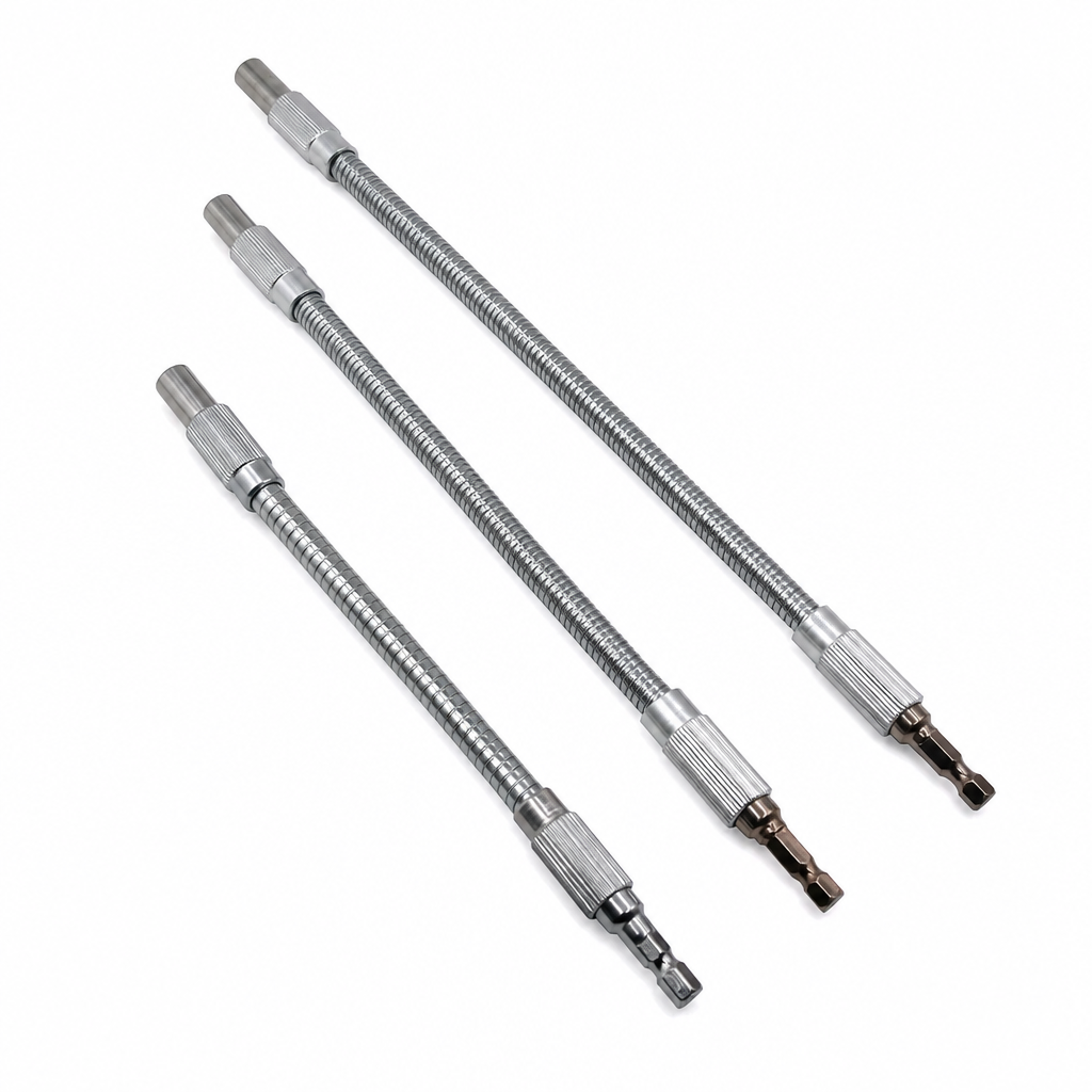 🔩 LIMITED-TIME 49% OFF! 💪 Universal Metal Flexible Shaft Extension Rod – 360° Bend, High Torque, Hex Fit ✨