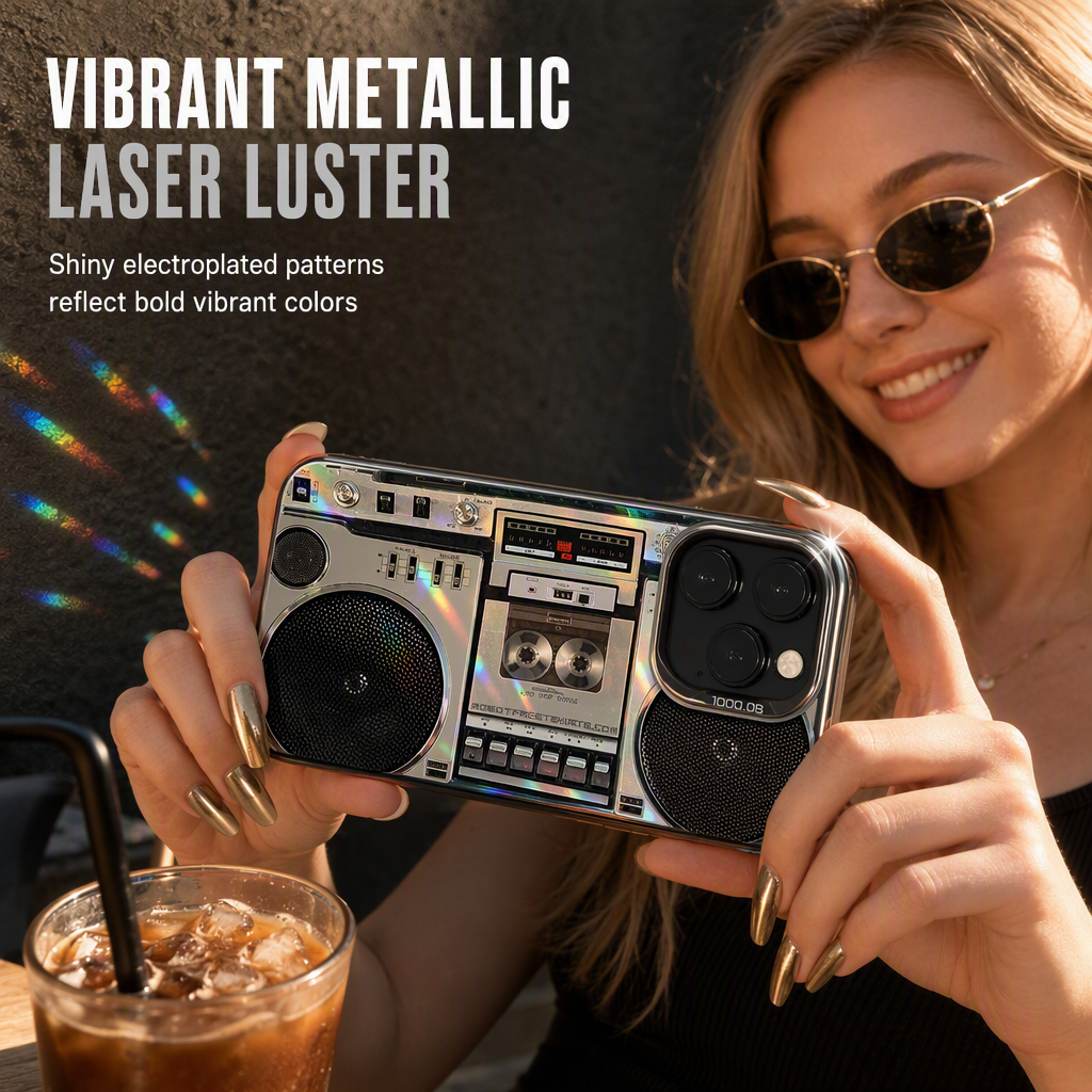 🎶 LIMITED-TIME 49% OFF! 📀 Vinyl Record Pattern Phone Case – Retro Style, Soft TPU, Anti-scratch ✨