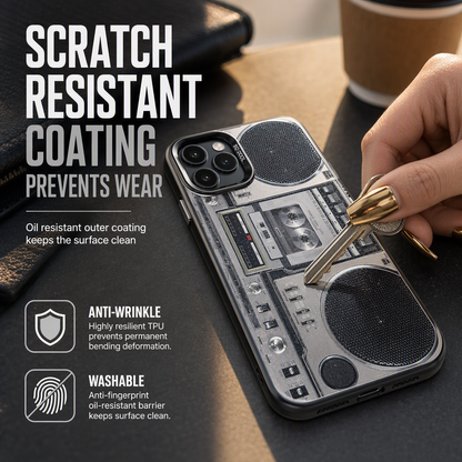 🎶 LIMITED-TIME 49% OFF! 📀 Vinyl Record Pattern Phone Case – Retro Style, Soft TPU, Anti-scratch ✨