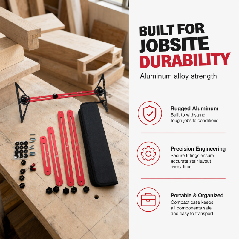 📢📢49% OFF !! 📐🔧 Multi-Function Woodworking Marking Tool Kit – Measure, Lock & Mark