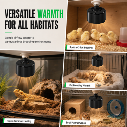⏳Time-Limited Special⏰Intelligent Temperature Control Brooder Heater – Fan Forced Livestock Heat Lamp for Chicks, Piglets, Sheep & Farm Animals