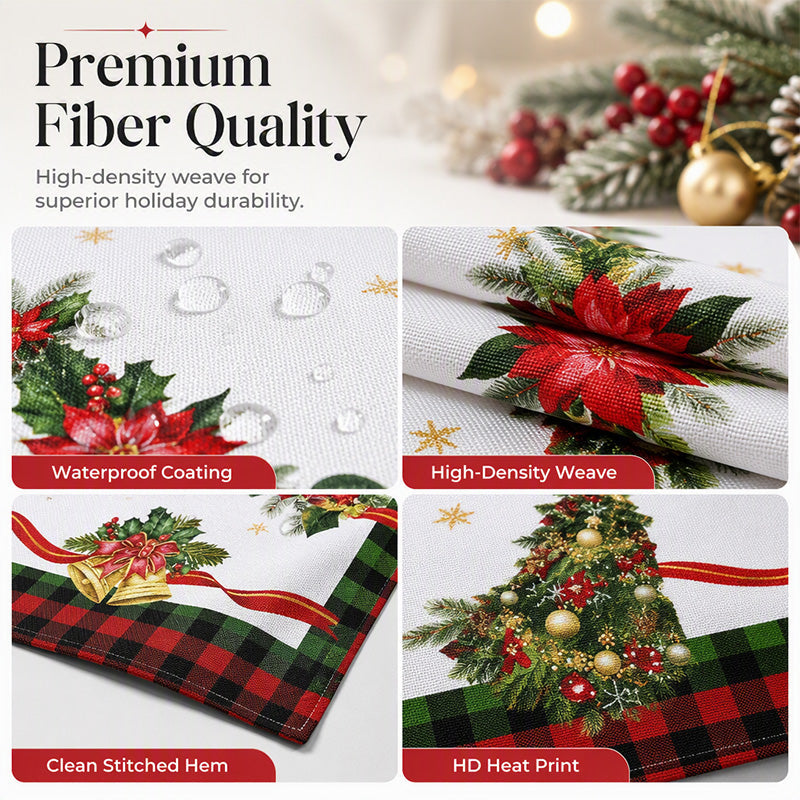 ⏳🔥LIMITED-TIME 49% OFF! ⏰Waterproof Holiday Tablecloth🎄