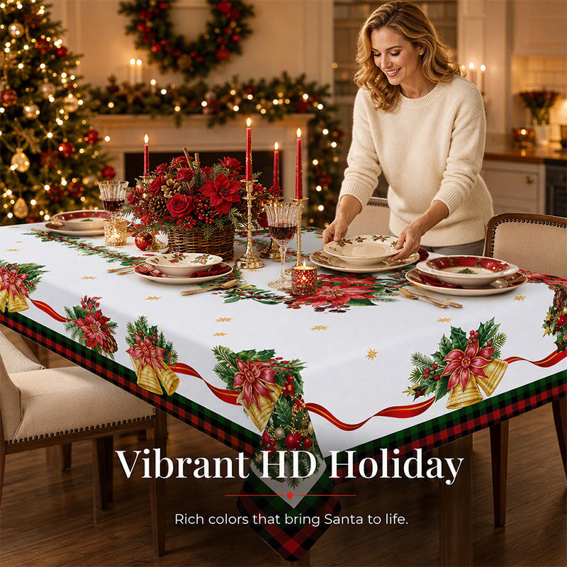 ⏳🔥LIMITED-TIME 49% OFF! ⏰Waterproof Holiday Tablecloth🎄