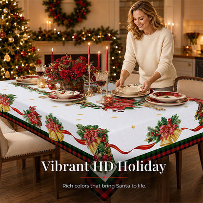 ⏳🔥LIMITED-TIME 49% OFF! ⏰Waterproof Holiday Tablecloth🎄