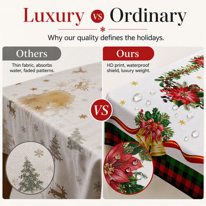 ⏳🔥LIMITED-TIME 49% OFF! ⏰Waterproof Holiday Tablecloth🎄