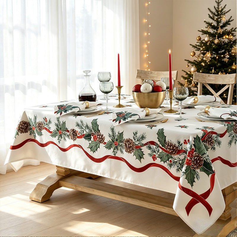 ⏳🔥LIMITED-TIME 49% OFF! ⏰Waterproof Holiday Tablecloth🎄
