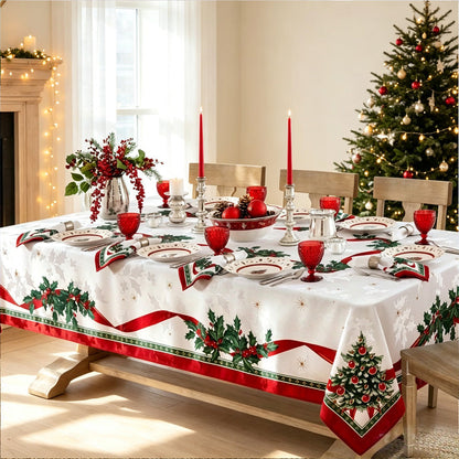 ⏳🔥LIMITED-TIME 49% OFF! ⏰Waterproof Holiday Tablecloth🎄