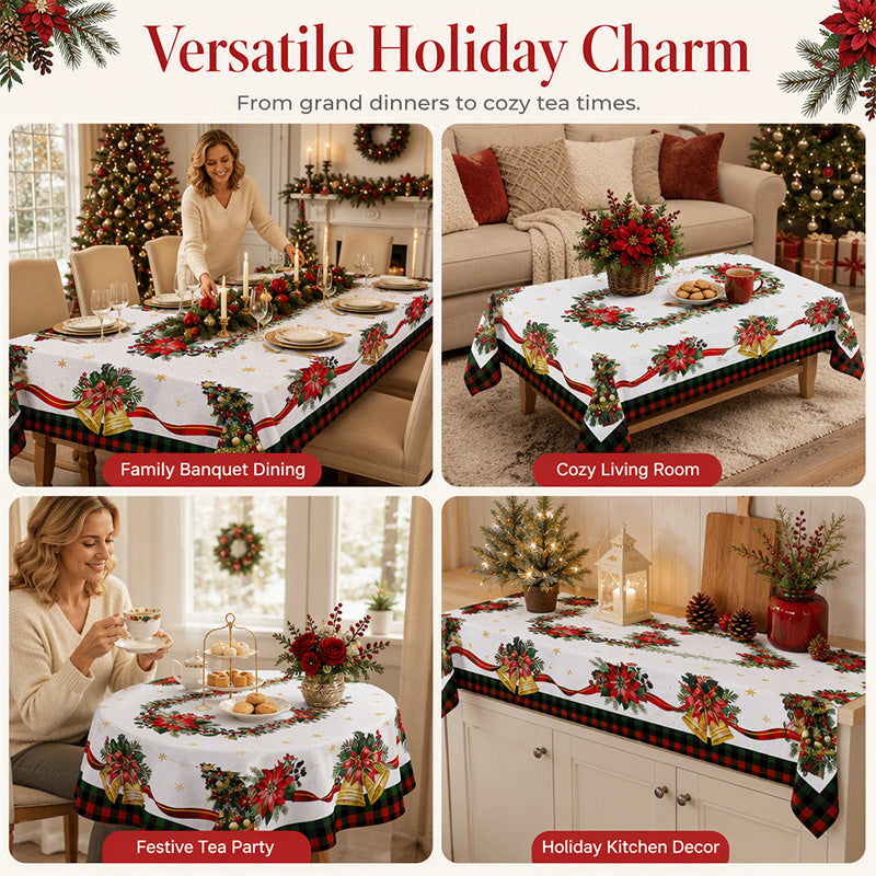 ⏳🔥LIMITED-TIME 49% OFF! ⏰Waterproof Holiday Tablecloth🎄