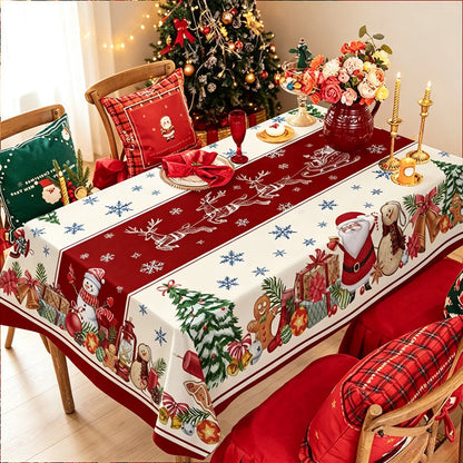 ⏳🔥LIMITED-TIME 49% OFF! ⏰Waterproof Holiday Tablecloth🎄