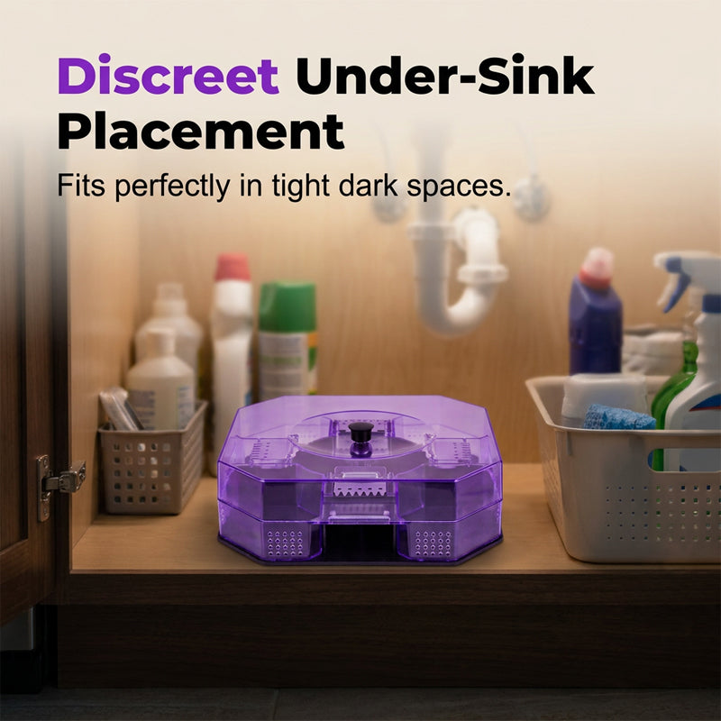 🏆 LIMITED‑TIME 49% OFF! 🏠 Reusable Effective Roach Trap – Spray-Free, One-Way Entry, Corner-Fit Design 🔒
