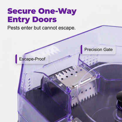 🏆 LIMITED‑TIME 49% OFF! 🏠 Reusable Effective Roach Trap – Spray-Free, One-Way Entry, Corner-Fit Design 🔒