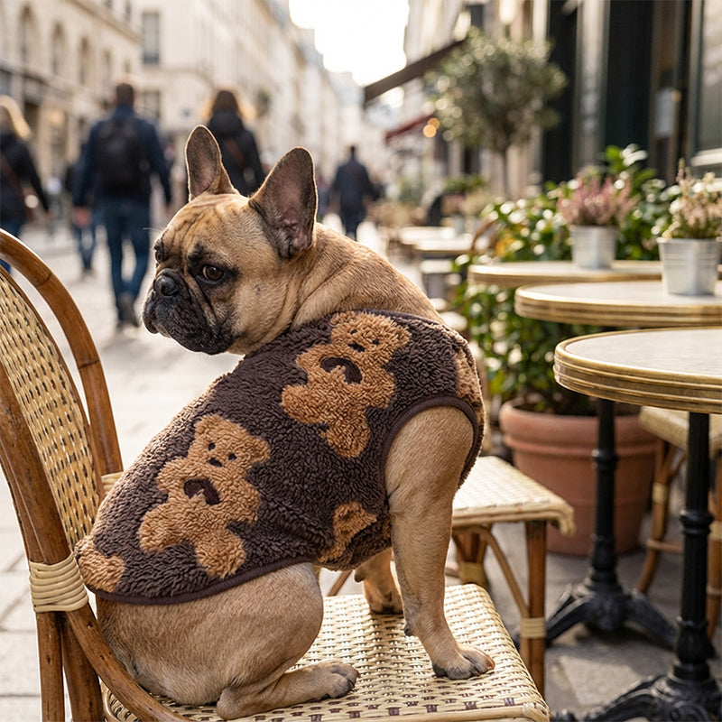 ⏳Limited-time 49% off⏰Cute Plush-Lined Pet Vest🐶🧥
