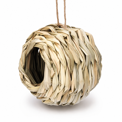 ⏳Time-Limited Special⏰Hand-Woven Spherical Straw Bird Nest | Dense-Weave Shelter Ornament for Backyard Birds🌾